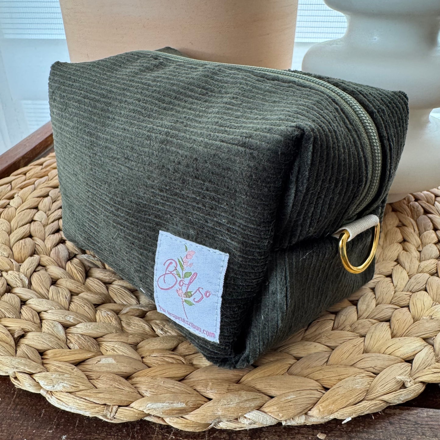 Petite Trousse, étui à crayon ou autre .. avec fermeture éclair et intérieur en Canvas (coton épais) en stock prêtes à partir
