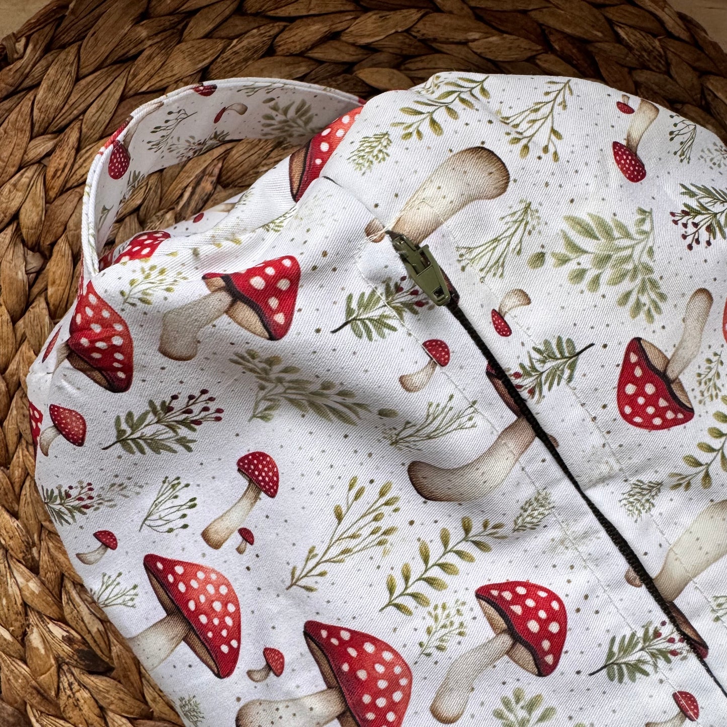 Prêt à partir, Coussin d'allaitement Cylindrique rempli d'écales de sarrasin. Longueur de 20''