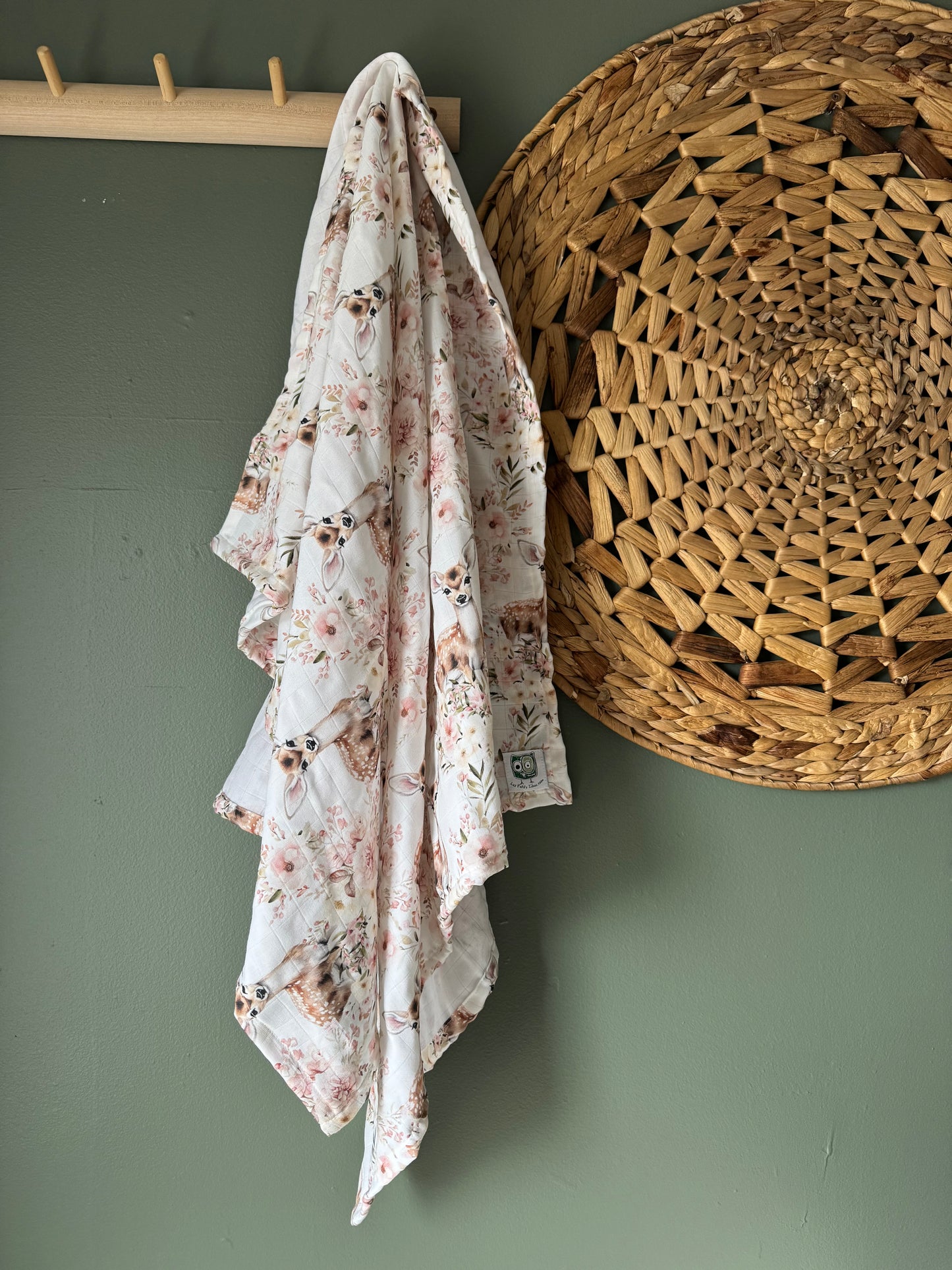 Mousseline de bambou 28x39”