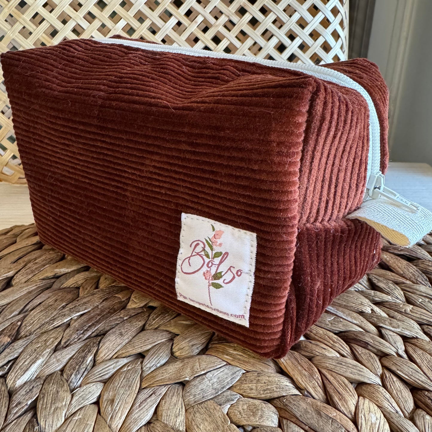 Petite Trousse, étui à crayon ou autre .. avec fermeture éclair et intérieur en Canvas (coton épais) en stock prêtes à partir