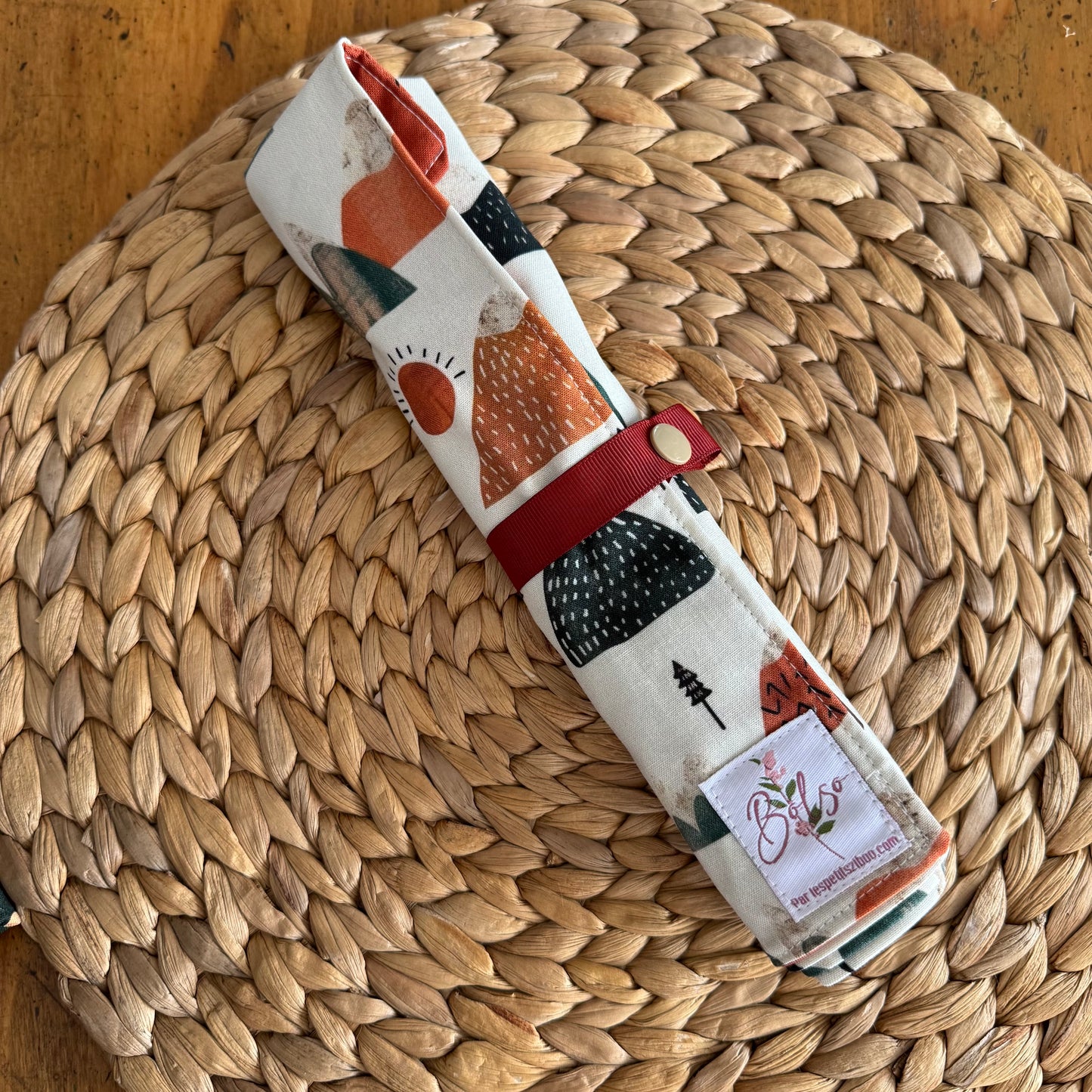 Prêt à partir, Napperons imperméables et lavables en coton