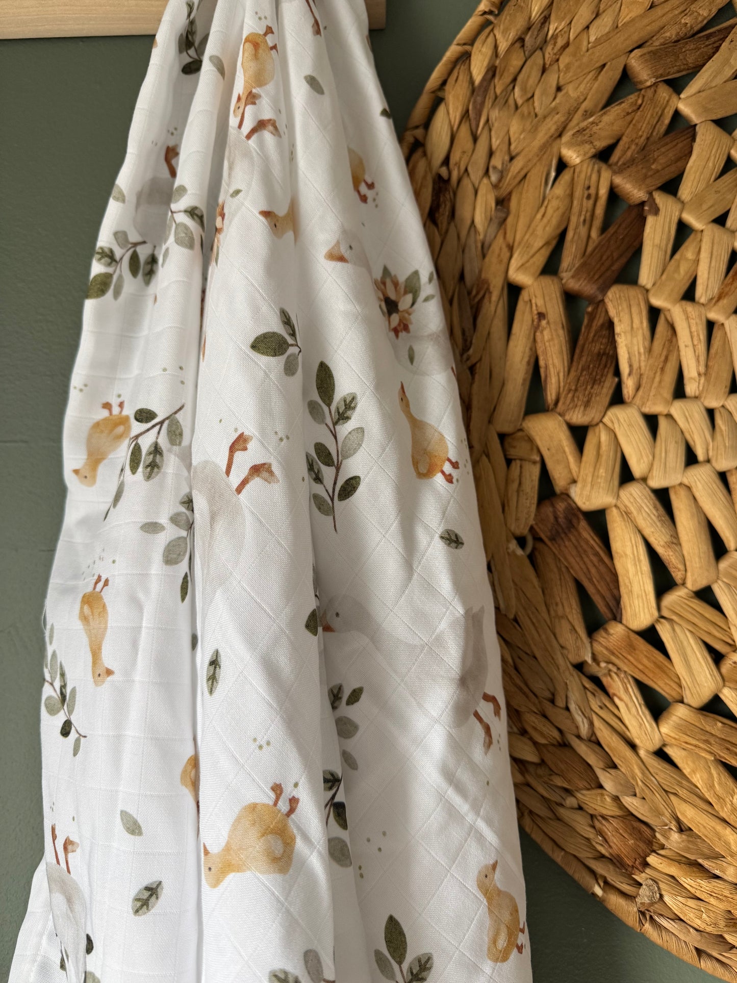 Mousseline de bambou 28x39”