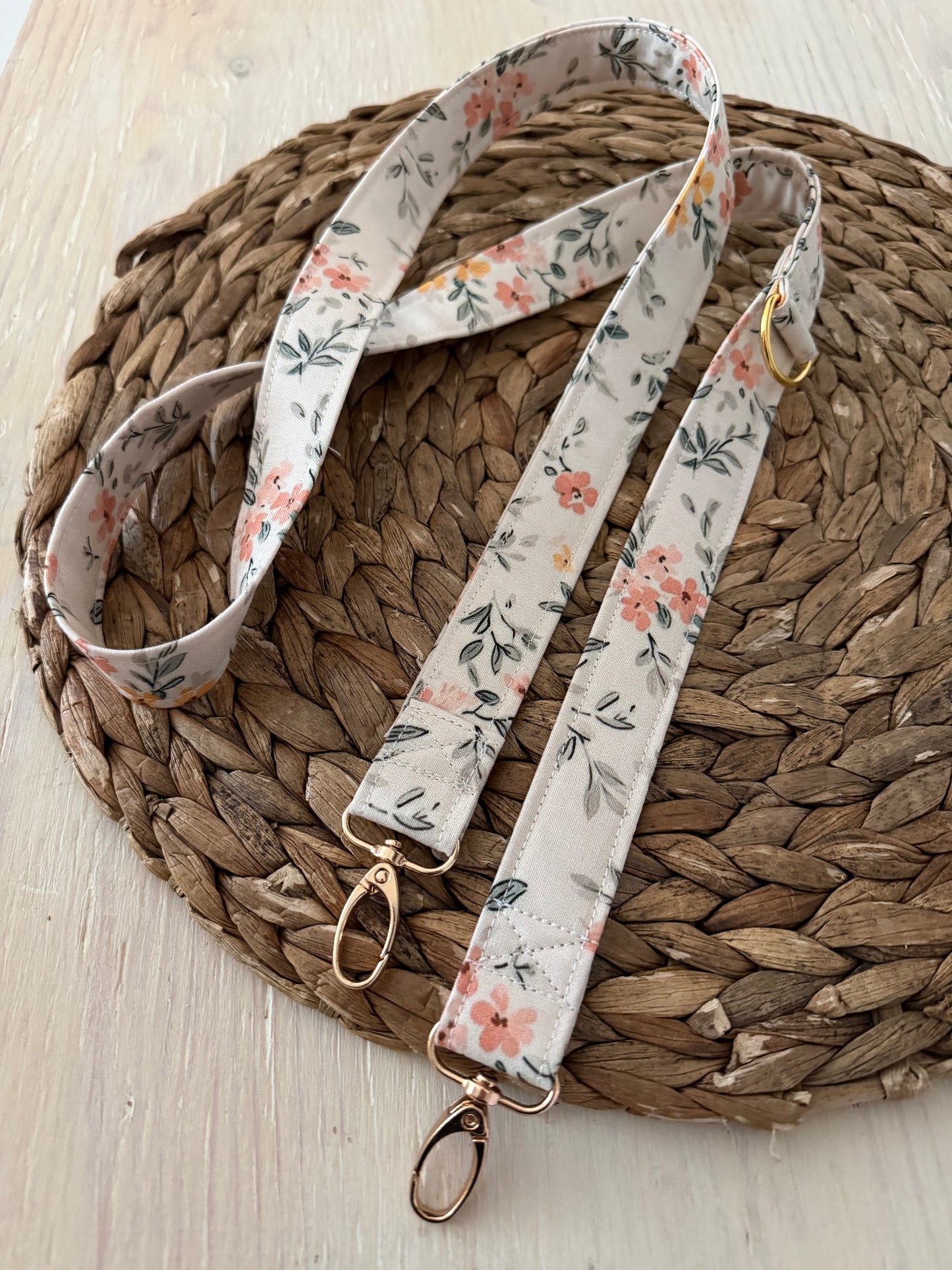 Gance longue à motifs / sangle pour boîte à lunch, sacoche, porte monnaie, cellulaire