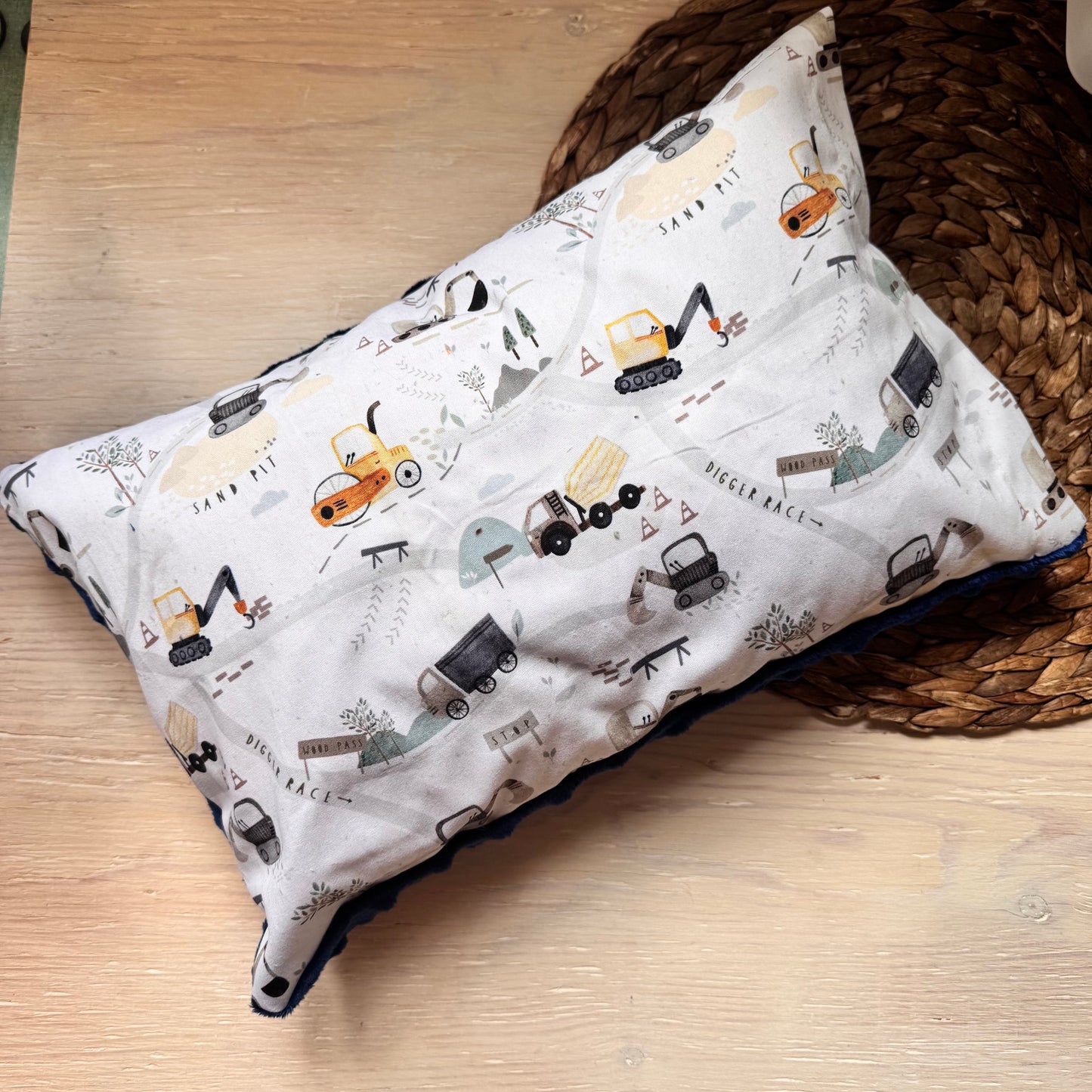 Oreiller pour bébé, jeune enfant , choix de bourrure ou vide, Ou Taie seule