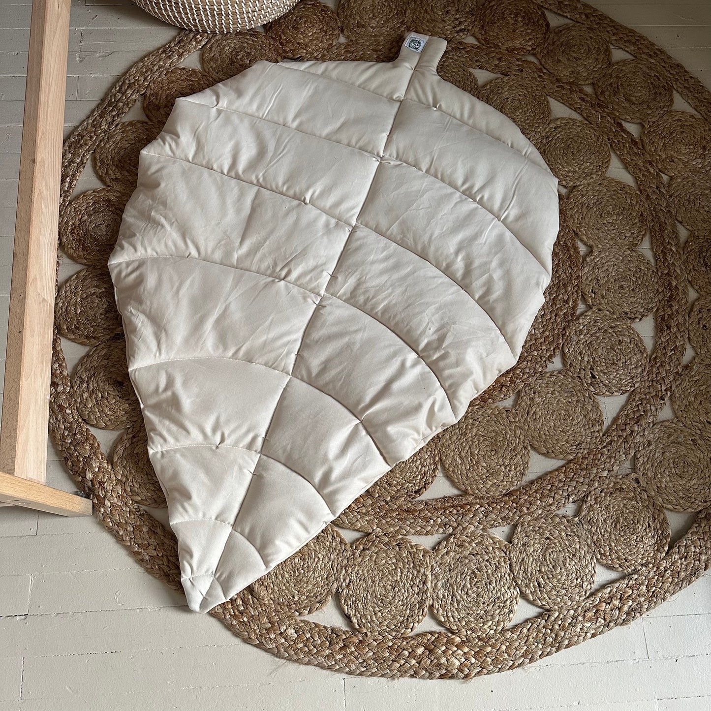 Tapis d'éveil feuille, tapis décoratif, tapis de sol ou de jeu pour bébé, prêts à partir !