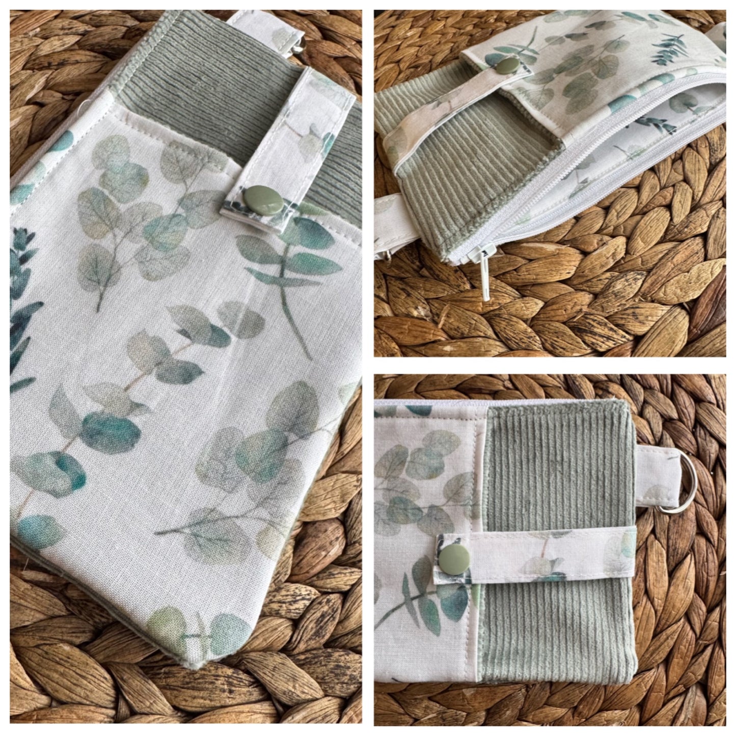 Pochette style petite sacoche, porte cellulaire, prêtes à partir
