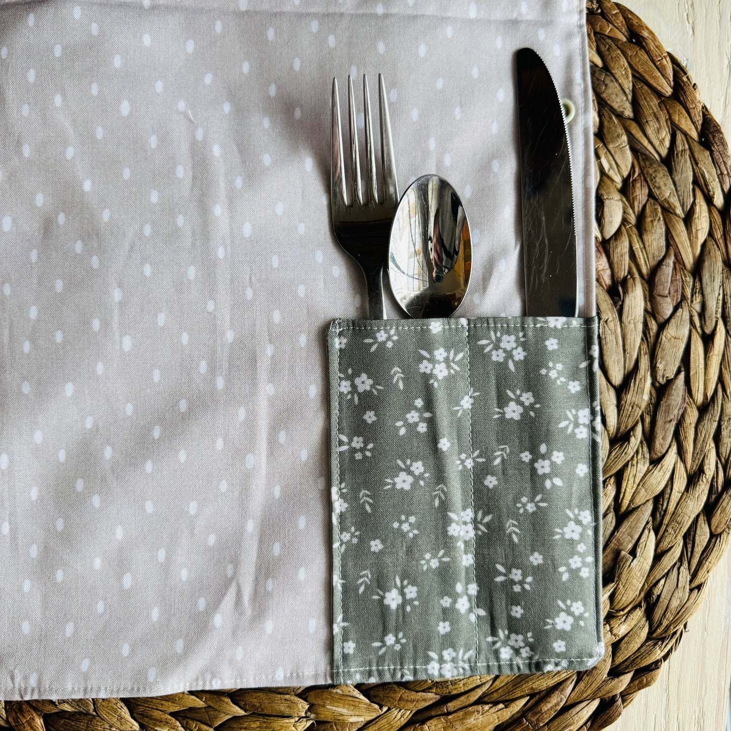 Prêt à partir, Napperons imperméables et lavables en coton