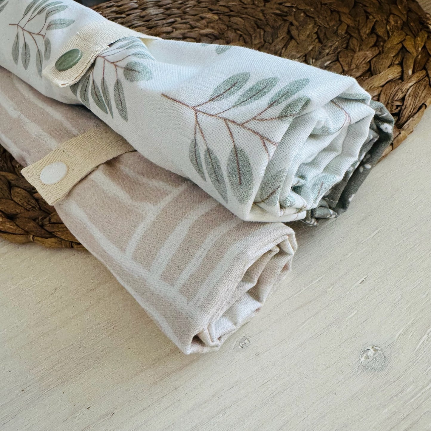 Prêt à partir, Napperons imperméables et lavables en coton