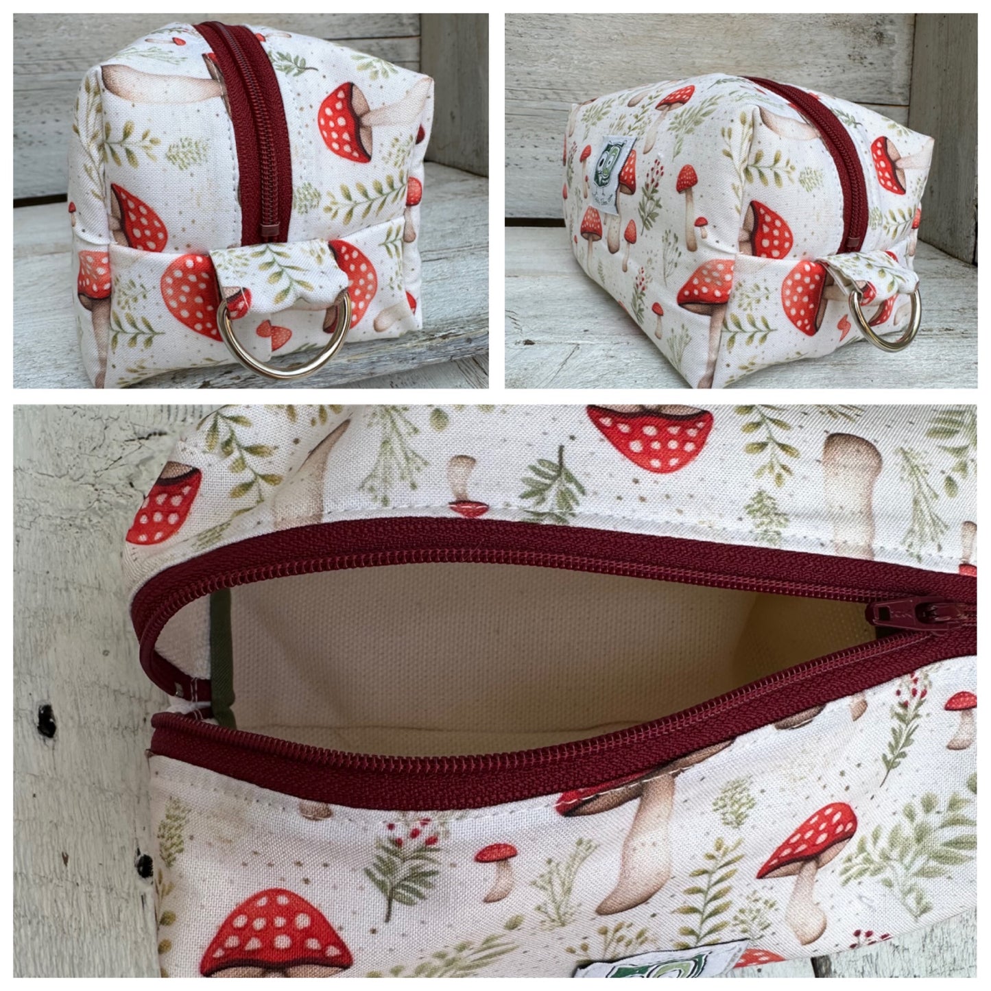 Petite Trousse, étui à crayon ou autre .. avec fermeture éclair et intérieur en Canvas (coton épais) en stock prêtes à partir