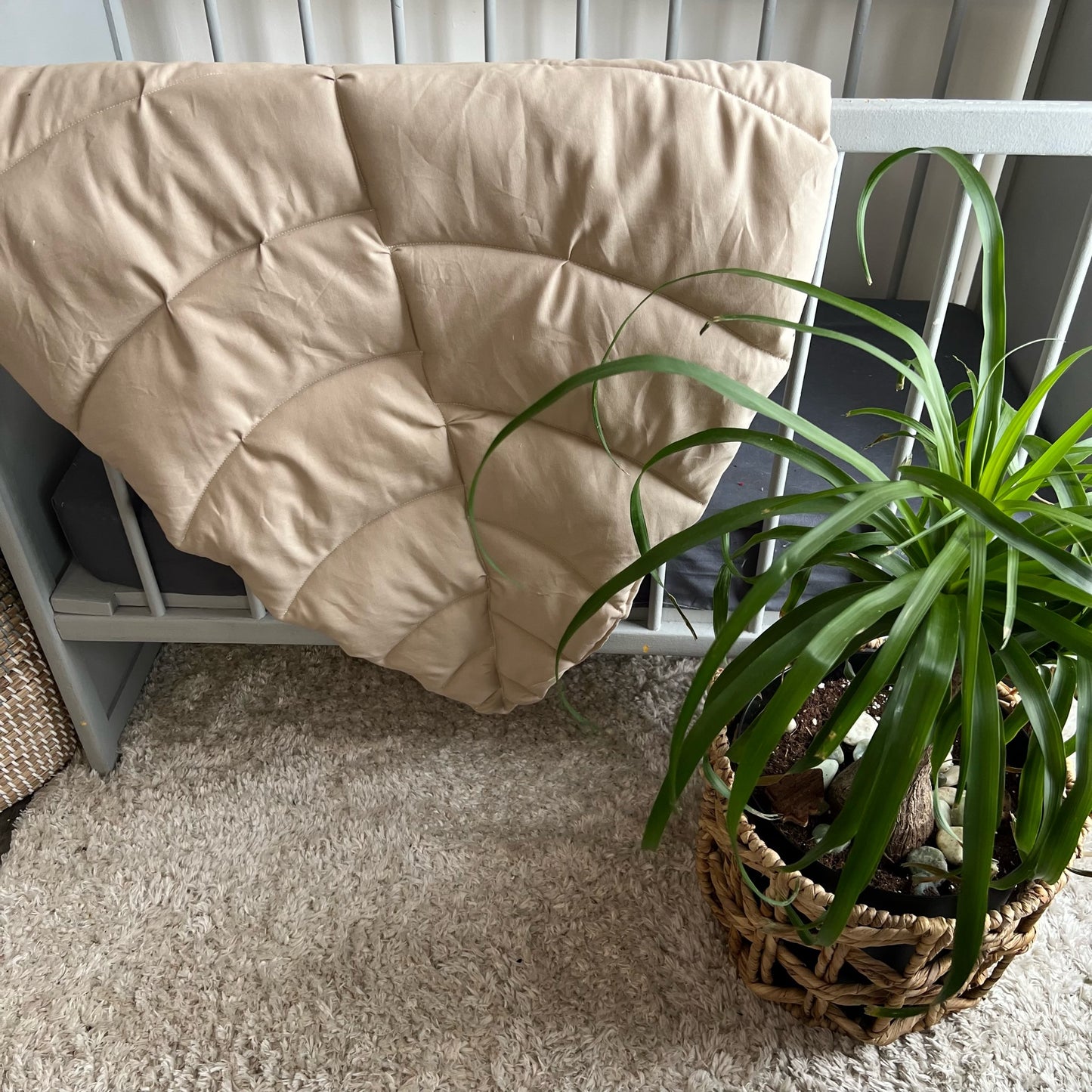 Tapis d'éveil feuille, tapis décoratif, tapis de sol ou de jeu pour bébé, prêts à partir !
