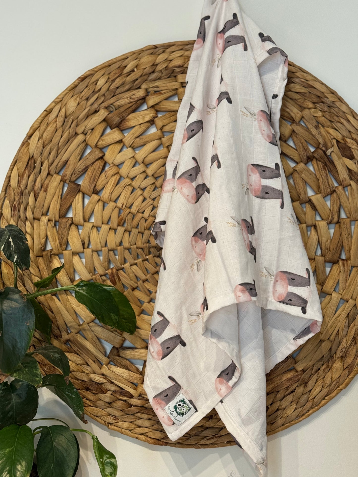 Mousseline de bambou 28x39”