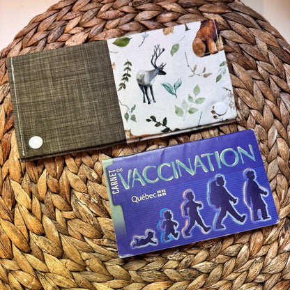 Health record book cover that can hold 2-3 booklets and 8-10 cards. READY TO GO