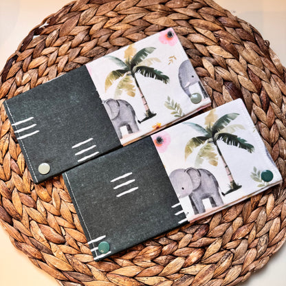 Health record book cover that can hold 2-3 booklets and 8-10 cards. READY TO GO