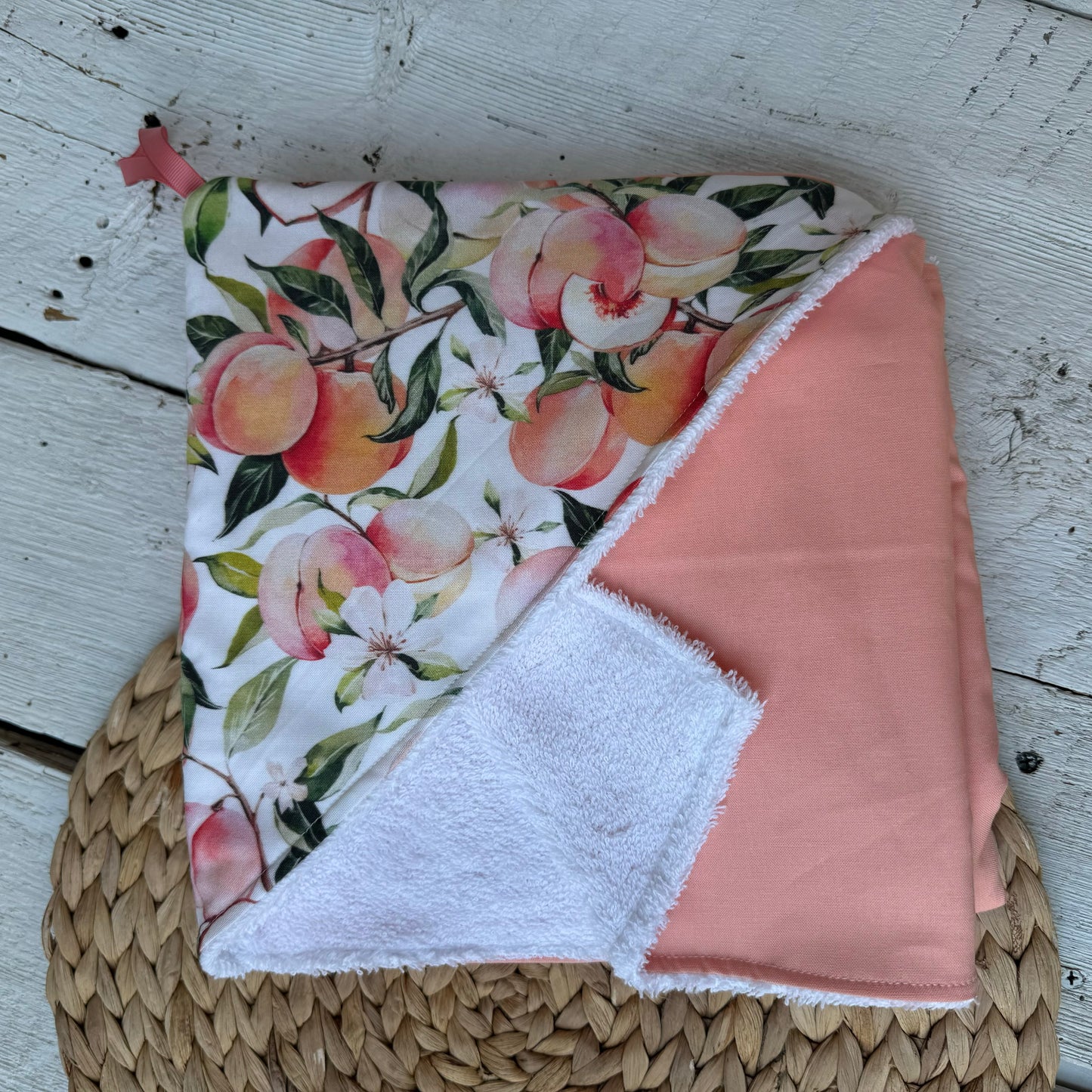 Prête à partir ! Sortie de bain, serviette de bain,  intérieur en ratine absorbante.