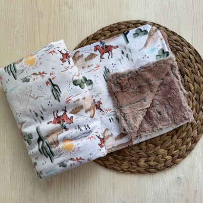 Doudou Douce des 2 cotés PRÊTES À PARTIR,   minky (peluche) imprimé devant et arrière minky ou fourrure