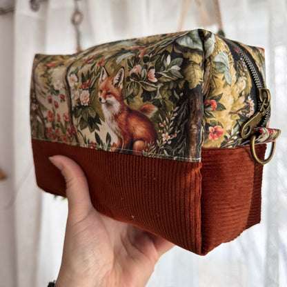 Large makeup bag, medicines, skincare products... with zipper, in stock and ready to go!