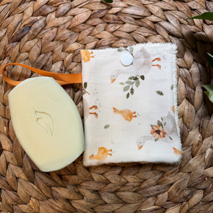 Pochette pour savon solide, petit sac à savon