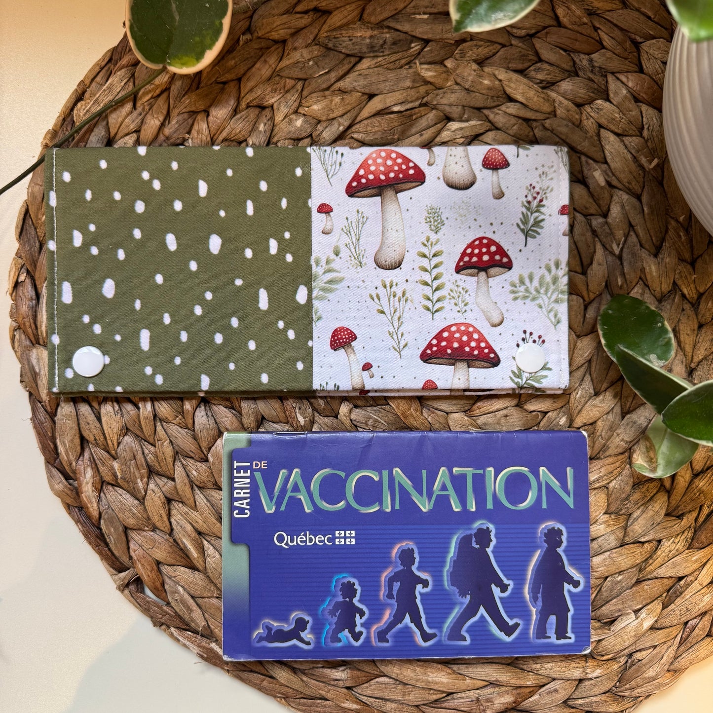 Protège carnet de santé pouvant contenir 2-3 carnets et 8-10 cartes. PRÊTS À PARTIR