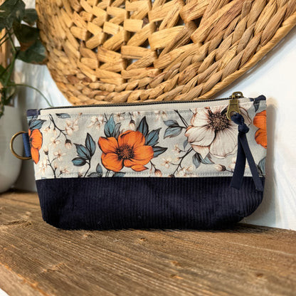 Étui à crayon, pochette rectangulaire pour crayons ou autre produit. Petite trousse mince