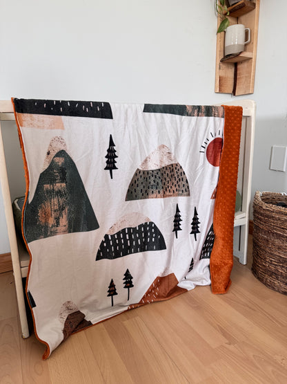 Doudou douce Taille double , grandeur 40x60'' en solde ( imprimé très gros )