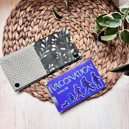 Health record book cover that can hold 2-3 booklets and 8-10 cards. READY TO GO