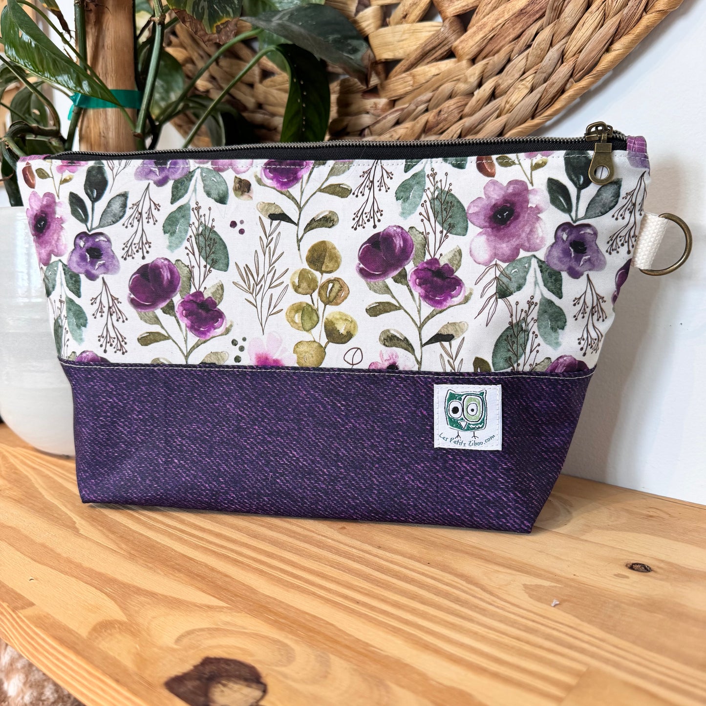 Trousse XL, Grande pochette pour produits de soin, maquillage, hygiène personnelle, medicaments, brosse et fer à cheveux …