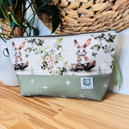 Trousse XL, Grande pochette pour produits de soin, maquillage, hygiène personnelle, medicaments, brosse et fer à cheveux …