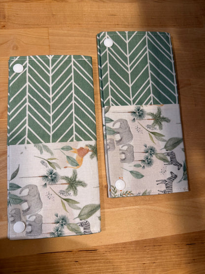 Health record book cover that can hold 2-3 booklets and 8-10 cards. READY TO GO