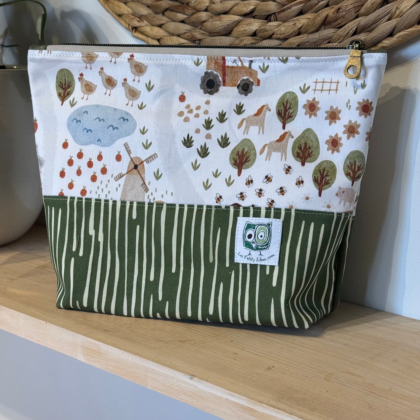 Pochettes, trousses multi-usage, parfaite pour produits de bébé, maquillage, médicaments... prêtes à partir