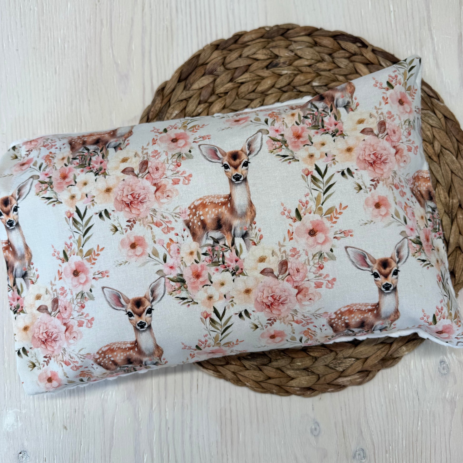 Taie d'oreiller pour bébé 40x60cm - rose ☆ Trois Kilos Sept Taie d'oreiller pour bébé 40x60cm - rose ☆ Trois Kilos Sept