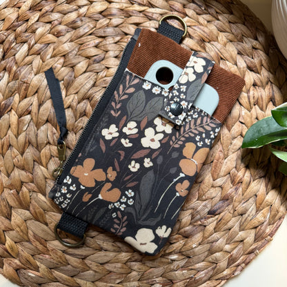 Petite sacoche à cellulaire avec pochette zippé