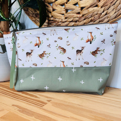 Trousse XL, Grande pochette pour produits de soin, maquillage, hygiène personnelle, medicaments, brosse et fer à cheveux …