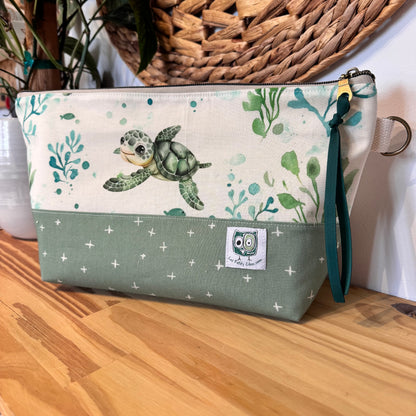 Trousse XL, Grande pochette pour produits de soin, maquillage, hygiène personnelle, medicaments, brosse et fer à cheveux …