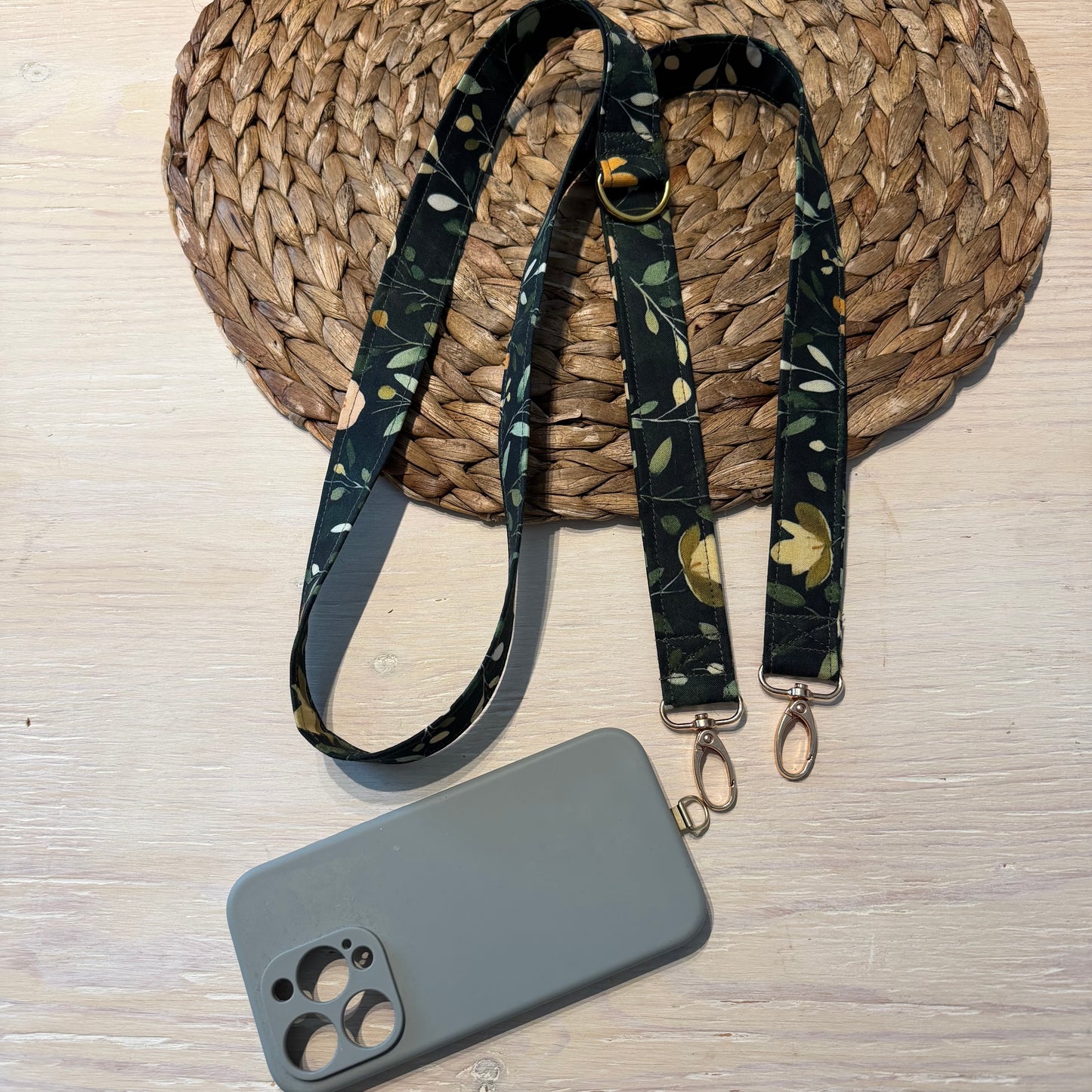 Gance unie / sangle pour boîte à lunch, sacoche, porte monnaie, cellulaire (Copie)