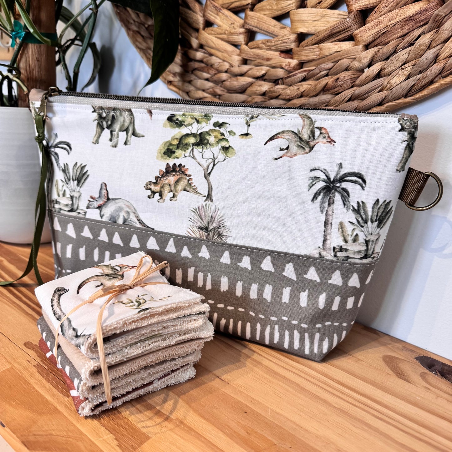 Trousse XL, Grande pochette pour produits de soin, maquillage, hygiène personnelle, medicaments, brosse et fer à cheveux …