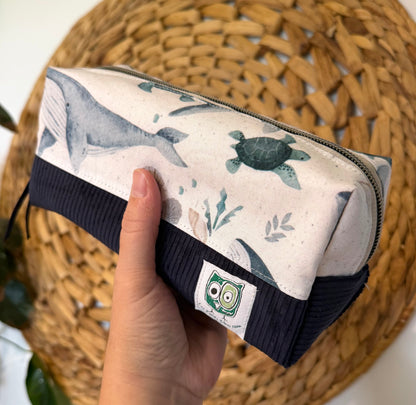 Large makeup bag, medicines, skincare products... with zipper, in stock and ready to go!