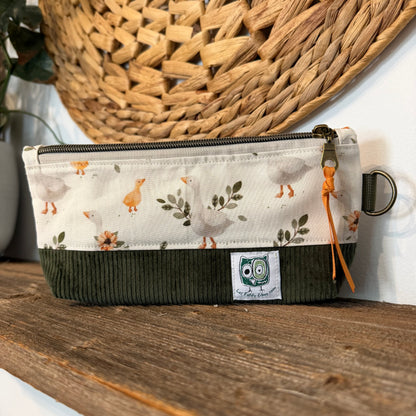 Étui à crayon, pochette rectangulaire pour crayons ou autre produit. Petite trousse mince