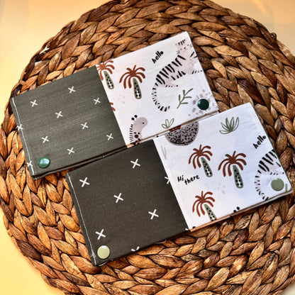 Health record book cover that can hold 2-3 booklets and 8-10 cards. READY TO GO