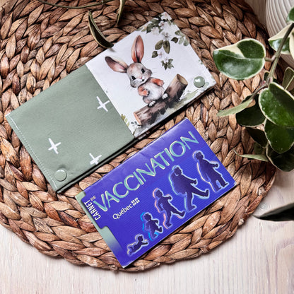 Health record book cover that can hold 2-3 booklets and 8-10 cards. READY TO GO