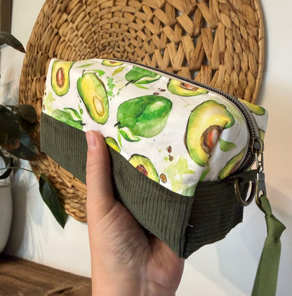 Large makeup bag, medicines, skincare products... with zipper, in stock and ready to go!