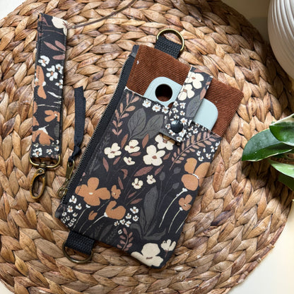 Petite sacoche à cellulaire avec pochette zippé