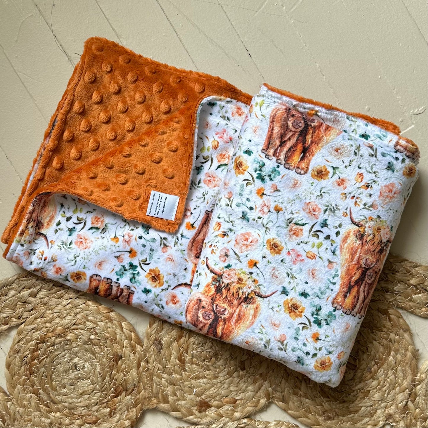 Doudou douce en solde ( ancienne taille: 27x35”) dernières disponibles