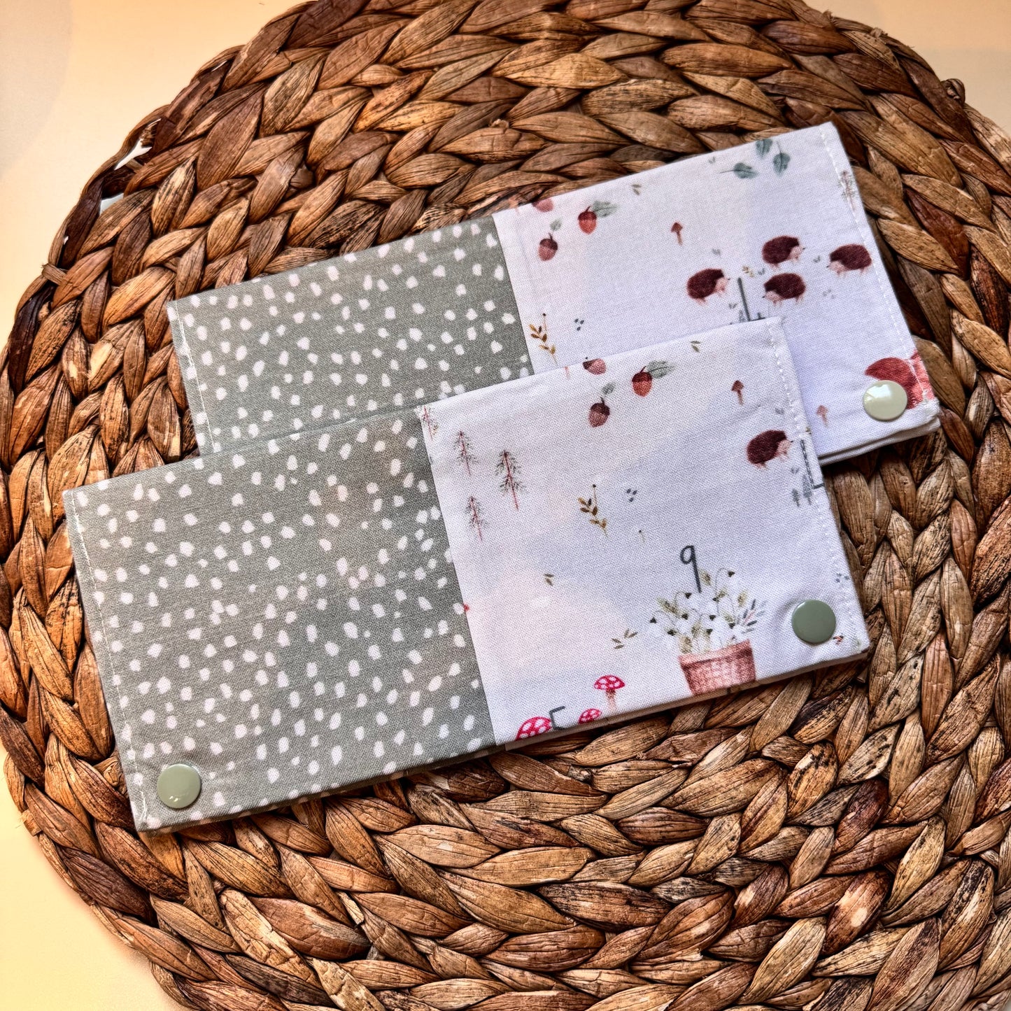 Health record book cover that can hold 2-3 booklets and 8-10 cards. READY TO GO