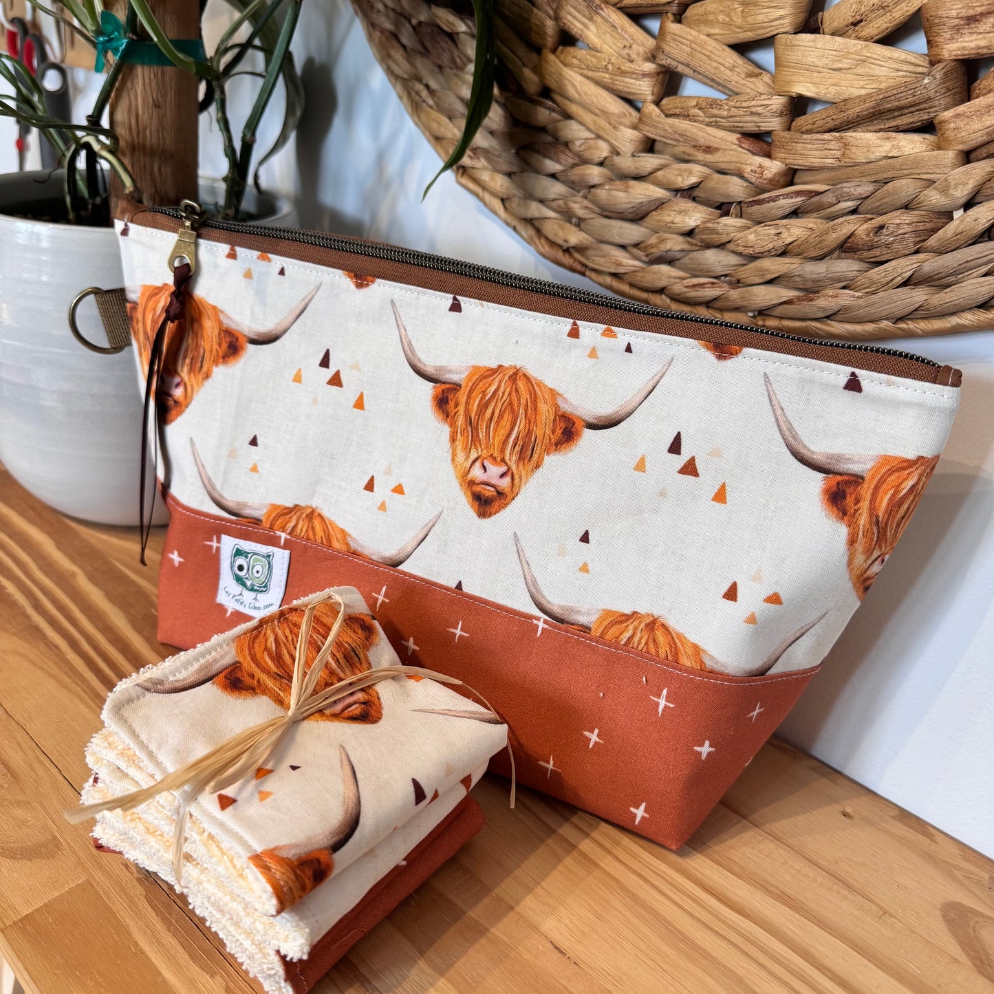 Trousse XL, Grande pochette pour produits de soin, maquillage, hygiène personnelle, medicaments, brosse et fer à cheveux …