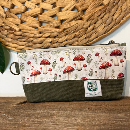 Étui à crayon, pochette rectangulaire pour crayons ou autre produit. Petite trousse mince