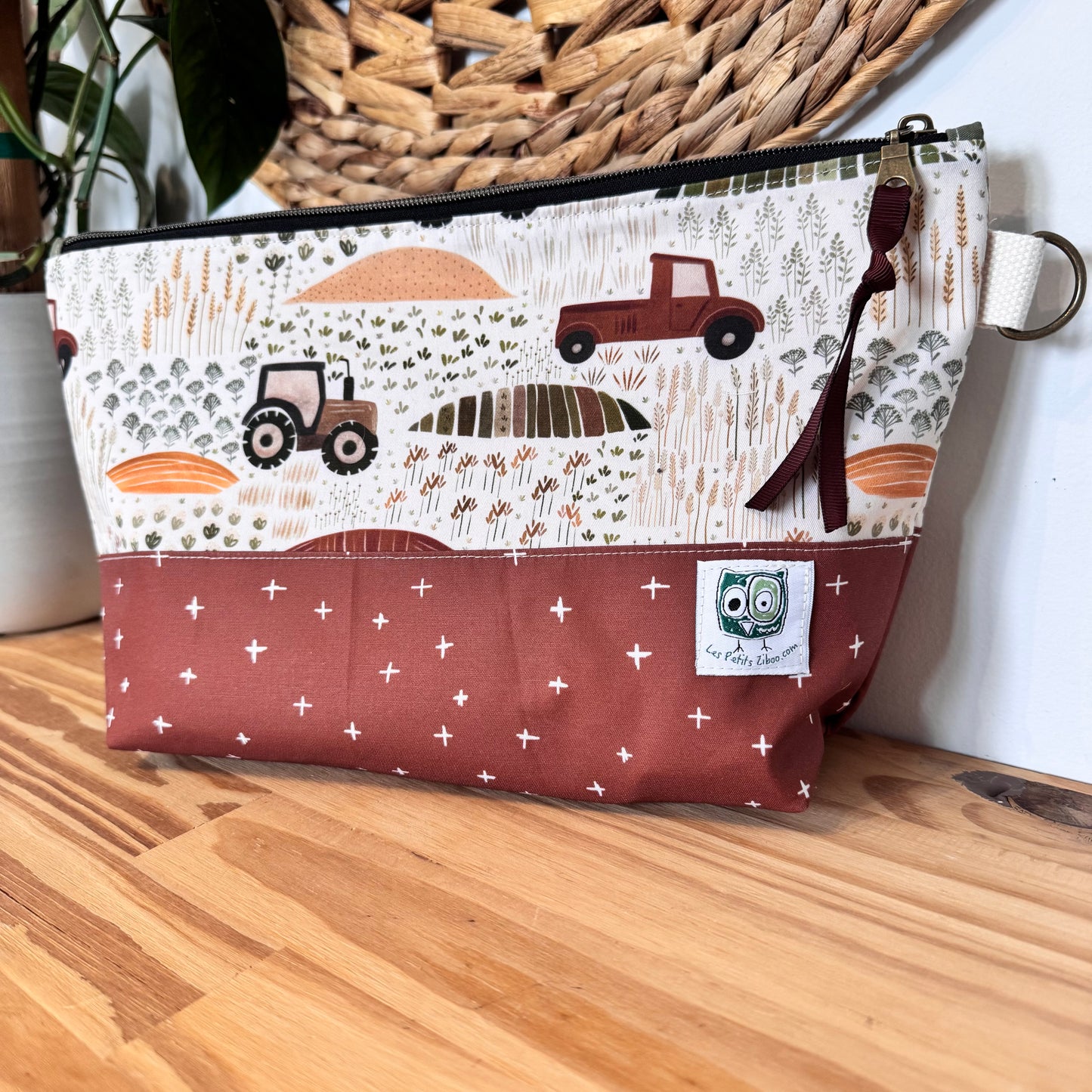 Trousse XL, Grande pochette pour produits de soin, maquillage, hygiène personnelle, medicaments, brosse et fer à cheveux …