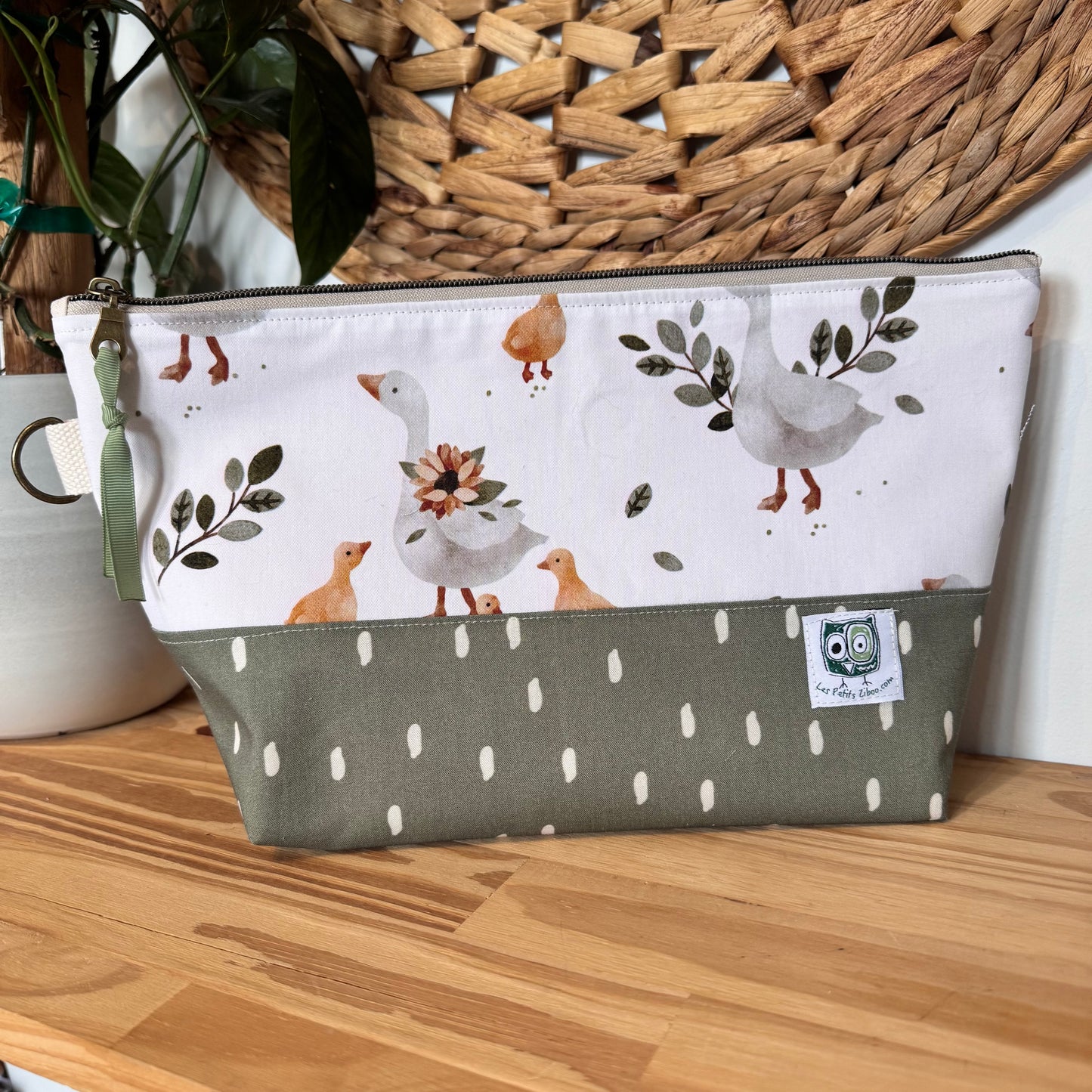 Trousse XL, Grande pochette pour produits de soin, maquillage, hygiène personnelle, medicaments, brosse et fer à cheveux …