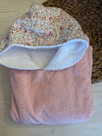 Poncho de plage, poncho de bain, cape de bain, serviette à capuchon, sortie de bain de type poncho, 100% coton PRÊTS À PARTIR