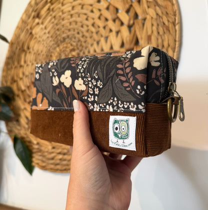 Large makeup bag, medicines, skincare products... with zipper, in stock and ready to go!