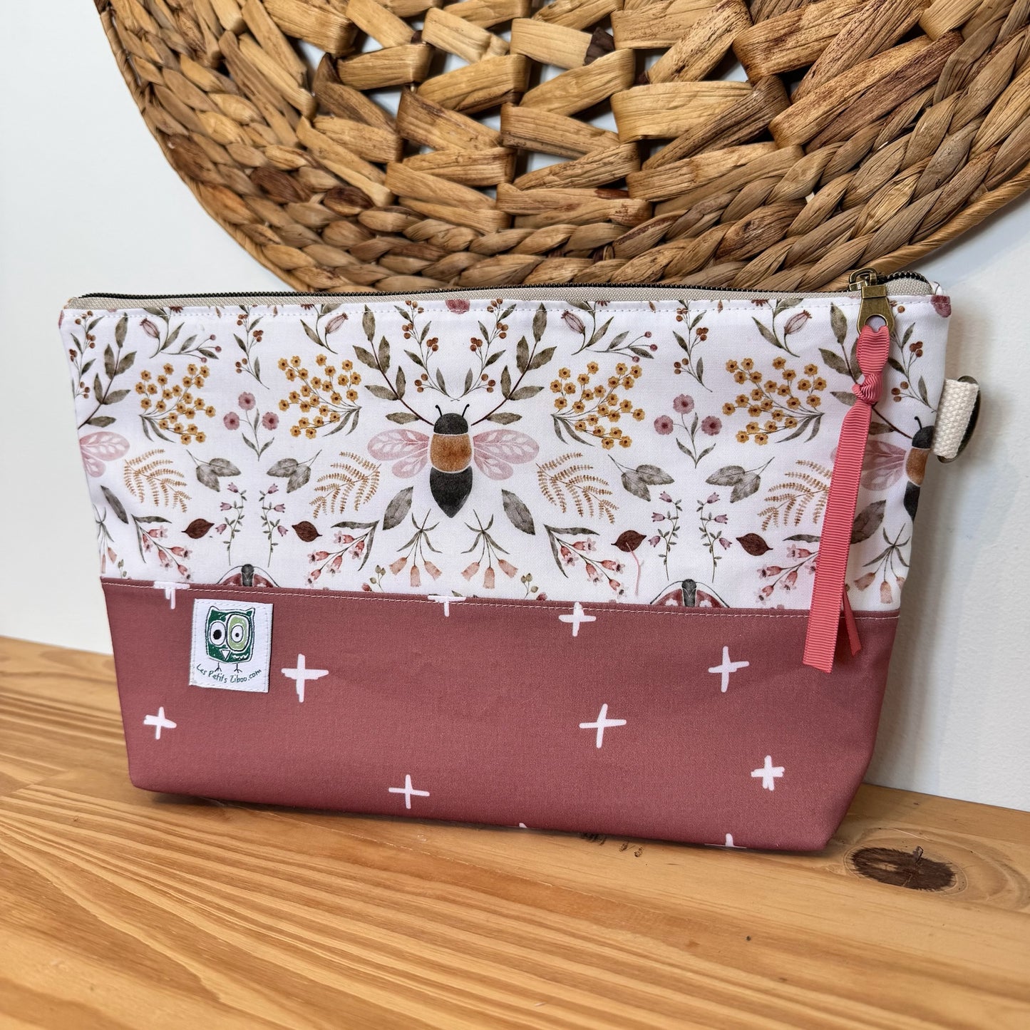Trousse XL, Grande pochette pour produits de soin, maquillage, hygiène personnelle, medicaments, brosse et fer à cheveux …